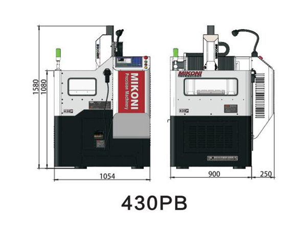 430PB系列半罩精雕機